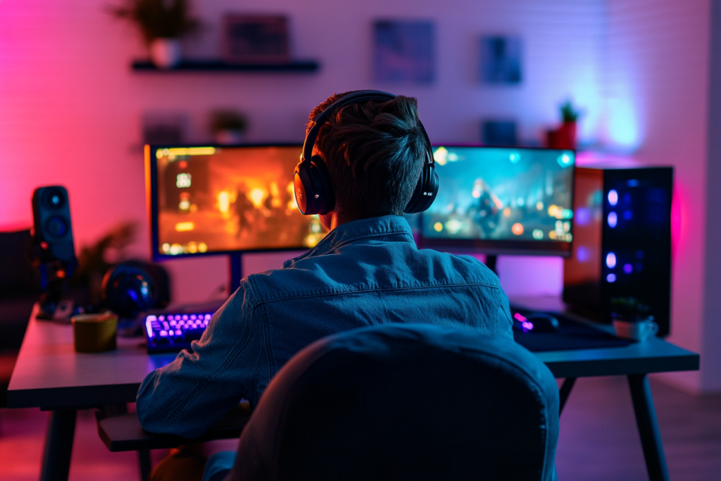 A dedicated gamer